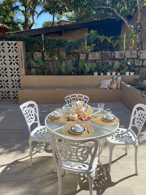 Casa Dentro Cond. Tenorio A 50mts Pe Areia, Terrea, Ar Cond Split, Area Gourmet, Cervejeira * Ubatuba